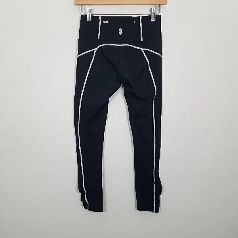 Free People Running Reflective Leggings Black